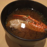 定番の蟹汁