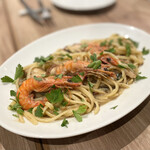 タベルナ・バルボーネ - イタリア産きのこと車海老のマーレモンティ