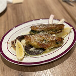 タベルナ・バルボーネ - スカモルツァチーズを挟んだイワシのインカロッツア