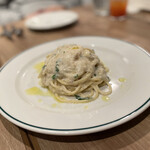 タベルナ・バルボーネ - 白子のパスタ（本日のおすすめ）