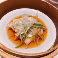 筑紫樓 銀座店 - ⚫イカの葱、生姜セイロ蒸し