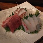 Izakaya Ajisai - 刺身3点盛り