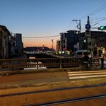 旬魚菜 しら川 - 夕暮れの江ノ島