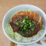 小さな食堂 ヒロ - 特製みそカツ丼 (税込)500円 ※拡大 (2021.10.30)