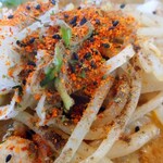 進来軒 - 具、七味唐辛子アップ