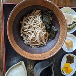 俵山湧水そば - 冷やしとろろ蕎麦