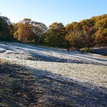 戸隠講社　山本館 - 10月ラスト土曜日、朝は霜が！鏡池