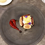 VANNO - クレーム・ダンジュ 無花果と蜜柑のグラニータ添え