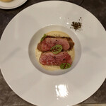 VANNO - 鴨のロースト ポルチーニ茸のカプチーノ風ソース ティミズペッパー風味