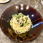 VANNO - スパゲッティ牡蠣と九条葱のアーリオ・オーリオ