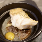 VANNO - アオハタ・富山産椎茸・銀杏のココット・ヴァポーレ