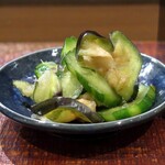 桶家乃隠居 - きゅうりと水なすのつけもの