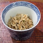 桶家乃隠居 - 桶家特製チリメン山椒