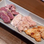 バビアン - 豚焼肉おまかせ５種の前半３種