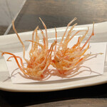 天ぷら岡本 - 天ぷら岡本(車海老の足)