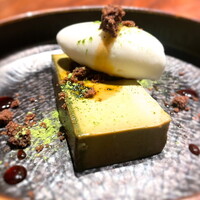 ダ ゴトウ - 本日のドルチェ（私が頼んだ2種盛です） 抹茶プリンがめちゃウマ♪ 