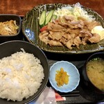 魚民 - 生姜焼き定食