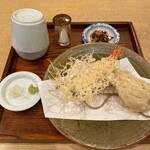 手碾き蕎麦天しん - 天ぷら