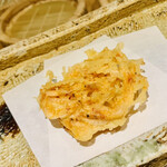 日本橋 蕎ノ字 - ☆桜えびかき揚げ（駿河湾）
      ◎えびの甘みと香ばしさは何とも言えない美味さ。　