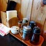 煮干中華 あさり - 卓上