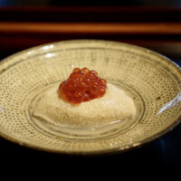 蕎味 櫂 - そばがき　粕漬け筋子