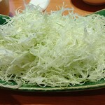 Shinjuku Saboten - 三回目のキャベツは、お皿氷ってましたです➰