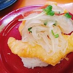 スシロー - ★マトウ鯛の天ぷらにぎり南蛮のせ 165円 イマイチ