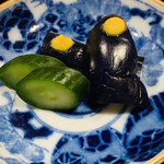 銀座 しのはら - ・茄子と胡瓜のお新香