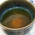 日本料理 TOBIUME - 冷たい煎茶だったかしら？温かい煎茶だったかしら？