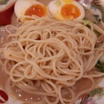 天下一品 - 細麺じゃなくてこの太さ