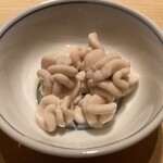 鮨 あい澤 - 白子トリュフオイル掛け