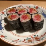 鮨 あい澤 - （追加）トロたく巻き