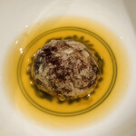 銀座 しのはら - ・栗の渋皮煮の唐揚げ