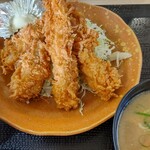 Katsuya - 秋の海鮮フライ定食　759円
