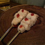 炭火焼鳥コクレ - ささみのパプリカソース