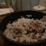 炭火焼鳥コクレ - よく混ぜて