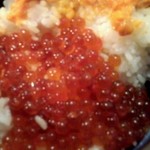 日野亭 - 日野亭　ウニ丼+イクラ