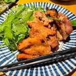 蕎麦と日本酒 八福寿家 - 豚肉味噌漬け