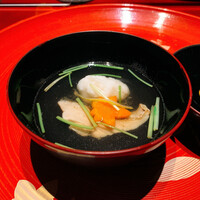 日本料理 三嵋 - 御椀（焼き目鯖清汁仕立）