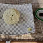 石臼挽き蕎麦香房 山の実 - 山の実コースの蕎麦掻き