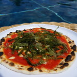 ザ・リッツ・カールトン沖縄 - 海ぶどうピザ