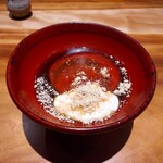 炭火割烹 白坂 - ⚫「水餅 きなこ   福岡のマスカルポーネ」