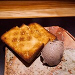 炭火割烹 白坂 - ⚫「天城軍鶏のレバーパテ」