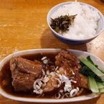 もんど - 豚の角煮定食　2021.10