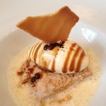 emuN - きな粉のムースにヴァニラアイスを添えて