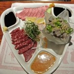 Yakiniku Daimon - 刺身盛り合わせ　1580円