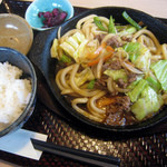 手作り麺処　みしま屋 - 焼きうどん880円+ライス200円