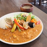 acoustic book cafebar by - 料理写真:byの特製カレー