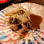 蓬左茶寮 - 黒毛和牛ヒレ 黒胡椒ソース