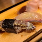 寿司職人 びる川 - シャコと鰤